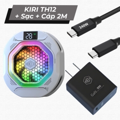 Quạt tản nhiệt sò lạnh Kiri TH12 làm lạnh siêu tốc, dành cho điện thoại, máy tính bảng