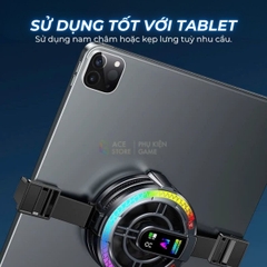 [Có sẵn] Quạt tản nhiệt máy tính bảng sò lạnh TH06 Pro -  Kiểm soát nhiệt độ thông minh,Tích hợp AI công suất 24W