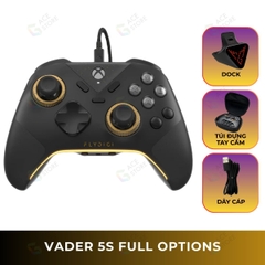 [Chính hãng] Tay cầm chơi game FLYDIGI VADER 5S | FORCEFLEX™ Hall Effect Joystick | Trigger 2 Chế Độ | 6 Nút phụ tuỳ biến