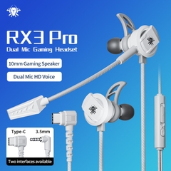 Plextone RX3 PRO | Tai nghe chơi game mic rời, chống ồn, jack 3.5mm sử dụng điện thoại, laptop, PC