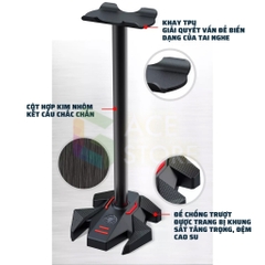 Plextone GP200 | Giá Đỡ Tai Nghe Chất Liệu Kim Loại, Kiểu Dáng Sang Trọng