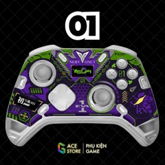 Miếng Dán Decal Cao Cấp Cho Flydigi Apex 4 – EVA-01, EVA-02, MiKu, Wuchang, Demon Slayer, Zenless Zone Zero