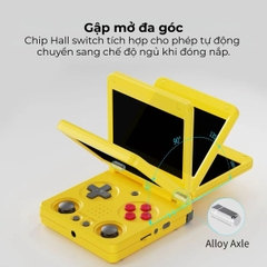 Anbernic RG34XXSP - Máy Chơi Game Retro Gập Gọn Siêu Di Động, Cài Sẵn Game Chất Lượng (Thẻ Nhớ 64GB)