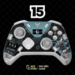 Miếng Dán Decal Cao Cấp Cho Flydigi Apex 5 Elite – EVA-01, EVA-02, MiKu, Wuchang, Demon Slayer, Zenless Zone Zero