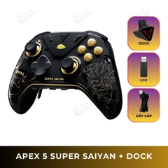 Tay cầm Flydigi APEX 5 SUPER SAIYAN - Phiên bản giới hạn, Hall Joystick, Nearlink 1000Hz, Màn hình thông minh
