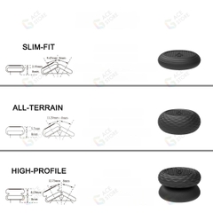 Núm Bọc Analog Dạng Lõm VAREYGEEK - Controller Thumb Grip | 3 Kiểu Cao, Chống Trượt, Tăng Độ Chính Xác