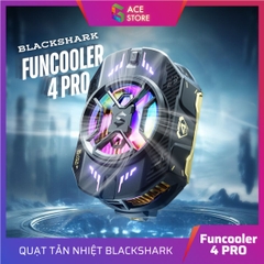 Black Shark Funcooler 4 Pro - Quạt tản nhiệt điện thoại sò lạnh công suất 27W | Có LED RGB Gaming | Hỗ Trợ Livestream