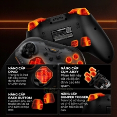 [ SẴN HÀNG ] TAY CẦM MOJHON STORM – STORM 2.4G 2000Hz | TMR JOYSTICK | HALL TRIGGER | RGB | DOCK SẠC