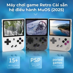 Anbernic RG35XX Plus – Máy Chơi Game Retro Cài sẵn MuOS 2025, Hỗ Trợ TV, Game Việt Hóa, L2/R2, Pin Trâu