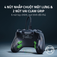 Razer Wolverine V3 Tournament Edition 8K PC – Tay Cầm Wired Esports Siêu Nhanh