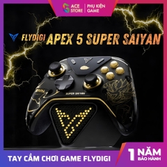 Tay cầm Flydigi APEX 5 SUPER SAIYAN - Phiên bản giới hạn, Hall Joystick, Nearlink 1000Hz, Màn hình thông minh