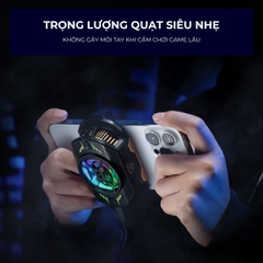 Black Shark Funcooler 4 Pro - Quạt tản nhiệt điện thoại sò lạnh công suất 27W | Có LED RGB Gaming | Hỗ Trợ Livestream