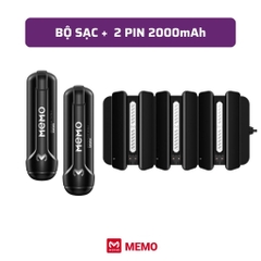 Memo DL10 | Quạt tản nhiệt sò lạnh tích hợp pin 2000 mAh Gace Store phân phối chính hãng