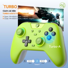 Tay cầm chơi game EasySMX X5 | Polling Rate 1000Hz hỗ trợ đa nền tảng PC / Điện thoại / Switch / Steam Gamer