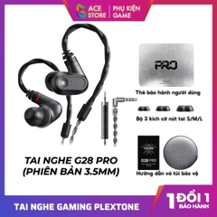 Plextone G28 Pro – Tai Nghe Gaming HiFi Chống Ồn, Định Vị Chuẩn, Màng Loa Kim Cương, 2 Cổng Type-C & 3.5mm