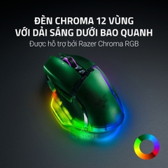 Chuột Gaming không dây Razer Basilisk V3 Pro 35K Phantom Green Edition RZ01-05240300-R3A1