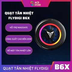 Flydigi B6X | Quạt tản nhiệt sò lạnh từ tính dành cho điện thoại và máy tính bảng