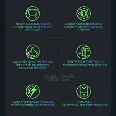 [Chính hãng] Tay Cầm Chơi Game Razer Raiju V3 Pro – Chuẩn Esports Cho PS5™ & PC