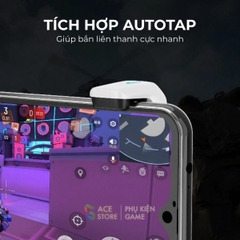[Chính hãng] Nút Bắn Chơi Game Gace Gaming ET200 – Phụ Kiện PUBG/Free Fire, Auto Tap, Giảm Giật, Nút Bắn Điện Thoại
