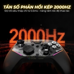 [ SẴN HÀNG ] TAY CẦM MOJHON STORM – STORM 2.4G 2000Hz | TMR JOYSTICK | HALL TRIGGER | RGB | DOCK SẠC