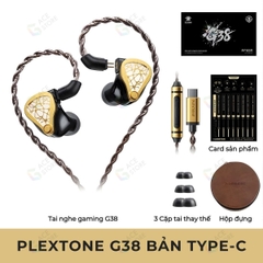 [Chính hãng] Tai Nghe Gaming Plextone G38 Type-C – Hi-Fi Esports, Tinh Chỉnh EQ Qua App, Có Cáp Mở Rộng Cho PC