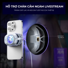 Black Shark Funcooler 4 Pro - Quạt tản nhiệt điện thoại sò lạnh công suất 27W | Có LED RGB Gaming | Hỗ Trợ Livestream