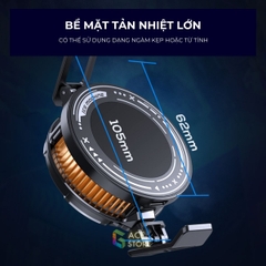 MEMO CX07 | Quạt tản nhiệt điện thoại làm lạnh âm độ LED RGB dành cho điện thoại và máy tính bảng ( TẶNG NGÀM KẸP)