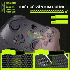 Miếng Dán Grip Tape 3M Chống Trượt Cho Tay cầm GameSir Cyclone 2 Full Bộ Đủ Nút