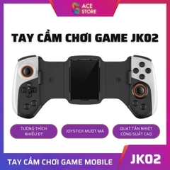 Tay cầm JK02 | Tay cầm chơi game 2 bên tích hợp quạt tản nhiệt sò lạnh hỗ trợ auto tap / macro
