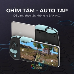 Tay Cầm Chơi Game Rawm F2 - Độ Trễ Thấp, Joystick Nhạy, Hỗ Trợ Autotap | Tay Cầm Tương Thích Điện Thoại & Máy Tính Bảng