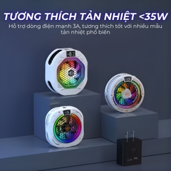 Củ sạc nhanh KIRI CHARGER 35W GaN – TYPE-C SẠC MÁT, AN TOÀN, HIỆU SUẤT CAO