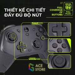 Miếng Dán Grip Tape 3M Chống Trượt Cho Tay cầm GameSir Cyclone 2 Full Bộ Đủ Nút