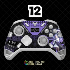 Miếng Dán Decal Cao Cấp Cho Flydigi Apex 5 Elite – EVA-01, EVA-02, MiKu, Wuchang, Demon Slayer, Zenless Zone Zero