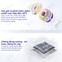 [CHÍNH HÃNG] Quạt Tản Nhiệt Sò Lạnh FLYDIGI B9X – GIẢM NHIỆT 45°C | SIÊU ÊM ≤35dB | APP ĐIỀU KHIỂN