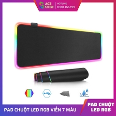 Bàn Di Chuột RGB, Lót Chuột Pad đèn led RGB dày 4mm siêu bền