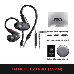 Plextone G28 Pro – Tai Nghe Gaming HiFi Chống Ồn, Định Vị Chuẩn, Màng Loa Kim Cương, 2 Cổng Type-C & 3.5mm