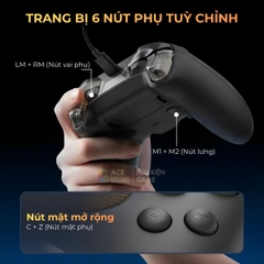 [Chính hãng] Tay cầm chơi game FLYDIGI VADER 5S | FORCEFLEX™ Hall Effect Joystick | Trigger 2 Chế Độ | 6 Nút phụ tuỳ biến