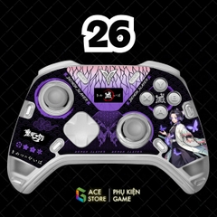 Miếng Dán Decal Cao Cấp Cho Flydigi Apex 5 Elite – EVA-01, EVA-02, MiKu, Wuchang, Demon Slayer, Zenless Zone Zero