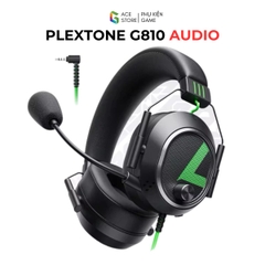 Tai nghe chơi game không dây Plextone G810 LED Light E-Sport Gaming, có mic tháo rời