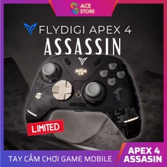 [Sẵn Hàng] Flydigi Apex 4 Phiên Bản Giới Hạn Assassin | Tay cầm Bluetooth Wireless chơi game trên IOS, Android và PC
