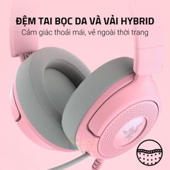 Razer Kraken Kitty V3 X – Tai Nghe Gaming Có Dây, Mic HyperClear, Âm Thanh 7.1, 3 Màu