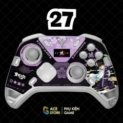 Miếng Dán Decal Cao Cấp Cho Flydigi Apex 5 Elite – EVA-01, EVA-02, MiKu, Wuchang, Demon Slayer, Zenless Zone Zero