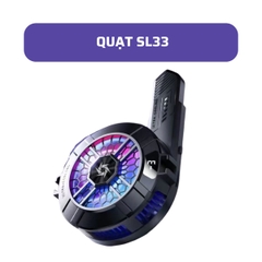 Quạt tản nhiệt từ tính SL33 công suất 10W | Dành cho điện thoại và máy tính bảng kèm ngàm kẹp