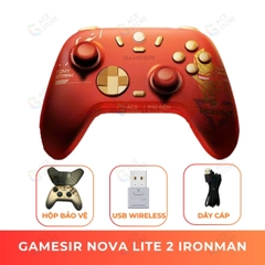 [Chính hãng] Tay Cầm Gamesir Nova Lite 2 Phiên Bản Ironman Hỗ Trợ PC / Android / iOS / Nitendo Switch