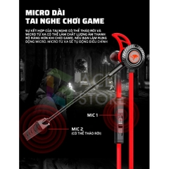 Plextone XMowi RX1 | Tai Nghe Chơi Game Tích Hợp Micro, Thao Rời Cho PUBG, FreeFire, COD