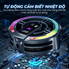 [Có sẵn] Quạt tản nhiệt máy tính bảng sò lạnh TH06 Pro -  Kiểm soát nhiệt độ thông minh,Tích hợp AI công suất 24W