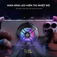 Quạt tản nhiệt từ tính SL33 công suất 10W | Dành cho điện thoại và máy tính bảng kèm ngàm kẹp