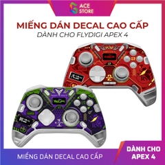 Miếng Dán Decal Cao Cấp Cho Flydigi Apex 4 – EVA-01, EVA-02, MiKu, Wuchang, Demon Slayer, Zenless Zone Zero