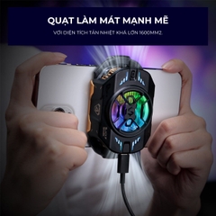 Black Shark Funcooler 4 Pro - Quạt tản nhiệt điện thoại sò lạnh công suất 27W | Có LED RGB Gaming | Hỗ Trợ Livestream