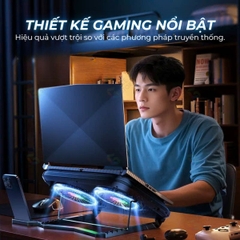[Có sẵn] Quạt tản nhiệt gaming Z36C – Công nghệ làm mát Dual Core - LED RGB Gaming